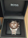 Buy Shop Hugo Boss Trophy Chronograph Grey Dial Silver Steel Strap Watch for Men - 1513634 USA Online