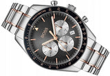 Buy Shop Hugo Boss Trophy Chronograph Grey Dial Silver Steel Strap Watch for Men - 1513634 USA Online