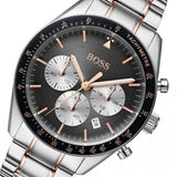 Buy Shop Hugo Boss Trophy Chronograph Grey Dial Silver Steel Strap Watch for Men - 1513634 USA Online