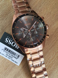 Buy Shop Hugo Boss Trophy Grey Dial Rose Gold Steel Strap Watch for Men - 1513632 USA Online