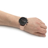 Buy Shop Hugo Boss Trophy Grey Dial Rose Gold Steel Strap Watch for Men - 1513632 USA Online