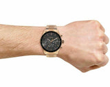 Buy Shop Hugo Boss Trophy Grey Dial Rose Gold Steel Strap Watch for Men - 1513632 USA Online