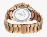 Buy Shop Hugo Boss Trophy Grey Dial Rose Gold Steel Strap Watch for Men - 1513632 USA Online