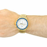 Buy Shop Hugo Boss Trophy White Dial Gold Steel Strap Watch for Men - 1513631 USA Online