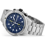 Buy Shop Hugo Boss Vela Chronograph Diver Blue Dial Silver Steel Strap Watch for Men - 1513775 USA Online