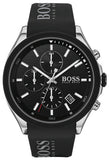 Buy Shop Hugo Boss Velocity Black Dial Black Leather Strap Watch for Men - 1513716 USA Online