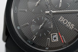 Buy Shop Hugo Boss Velocity Black Dial Black Rubber Strap Watch for Men - 1513720 USA Online