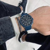 Buy Shop Hugo Boss Velocity Black Dial Blue Rubber Strap Watch for Men - 1513717 USA Online
