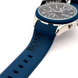 Buy Shop Hugo Boss Velocity Black Dial Blue Rubber Strap Watch for Men - 1513717 USA Online