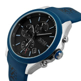 Buy Shop Hugo Boss Velocity Black Dial Blue Rubber Strap Watch for Men - 1513717 USA Online