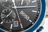 Buy Shop Hugo Boss Velocity Black Dial Blue Rubber Strap Watch for Men - 1513717 USA Online