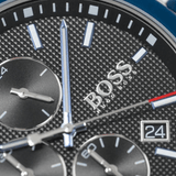 Buy Shop Hugo Boss Velocity Black Dial Blue Rubber Strap Watch for Men - 1513717 USA Online