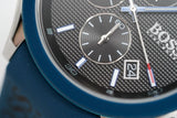 Buy Shop Hugo Boss Velocity Black Dial Blue Rubber Strap Watch for Men - 1513717 USA Online
