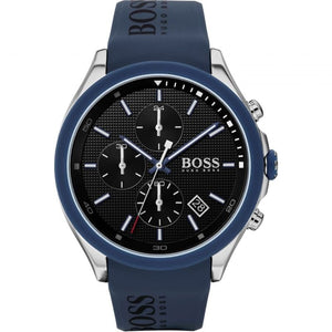 Buy Shop Hugo Boss Velocity Black Dial Blue Rubber Strap Watch for Men - 1513717 USA Online