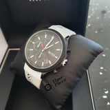 Buy Shop Hugo Boss Velocity Chronograph Black Dial White Rubber Strap Watch for Men - 1513718 USA Online