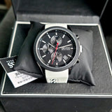 Buy Shop Hugo Boss Velocity Chronograph Black Dial White Rubber Strap Watch for Men - 1513718 USA Online