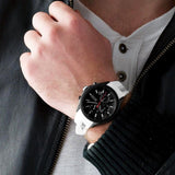 Buy Shop Hugo Boss Velocity Chronograph Black Dial White Rubber Strap Watch for Men - 1513718 USA Online