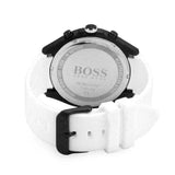 Buy Shop Hugo Boss Velocity Chronograph Black Dial White Rubber Strap Watch for Men - 1513718 USA Online