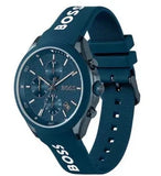 Buy Shop Hugo Boss Velocity Chronograph Blue Dial Blue Rubber Strap Watch For Men - 1514061 USA Online