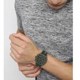 Buy Shop Hugo Boss Velocity Chronograph Green Dial Green Rubber Strap Watch For Men - 1514060 USA Online
