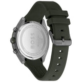 Buy Shop Hugo Boss Velocity Chronograph Green Dial Green Rubber Strap Watch For Men - 1514060 USA Online