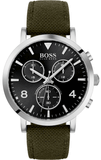 Buy Shop Hugo Boss Vesada Grey Dial Green Nylon Strap Watch for Men - 1513692 USA Online