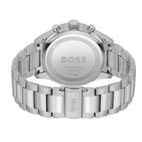 Buy Shop Hugo Boss View Chronograph Black Dial Silver Steel Strap Watch For Men - 1514008 USA Online