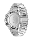 Buy Shop Hugo Boss View Chronograph Black Dial Silver Steel Strap Watch For Men - 1514008 USA Online