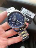 Buy Shop Hugo Boss View Chronograph Blue Dial Silver Steel Strap Watch For Men - 1513989 USA Online