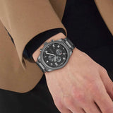 Buy Shop Hugo Boss View Chronograph Grey Dial Grey Steel Strap Watch For Men - 1513991 USA Online
