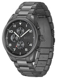 Buy Shop Hugo Boss View Chronograph Grey Dial Grey Steel Strap Watch For Men - 1513991 USA Online