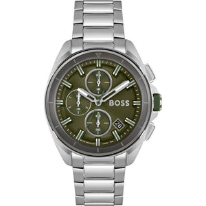Buy Shop Hugo Boss Volane Grey Dial Silver Steel Strap Watch for Men - 1513951 USA Online