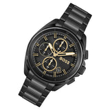 Buy Shop Hugo Boss Volane Black Dial Black Steel Strap Watch for Men - 1513950 USA Online
