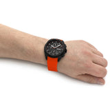 Buy Shop Hugo Boss Volane Black Dial Orange Silicone Strap Watch for Men - 1513957 USA Online