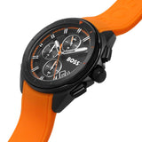 Buy Shop Hugo Boss Volane Black Dial Orange Silicone Strap Watch for Men - 1513957 USA Online