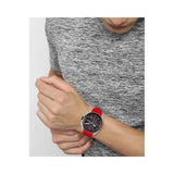 Buy Shop Hugo Boss Volane Black Dial Red Rubber Strap Watch for Men - 1513959 USA Online