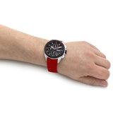 Buy Shop Hugo Boss Volane Black Dial Red Rubber Strap Watch for Men - 1513959 USA Online