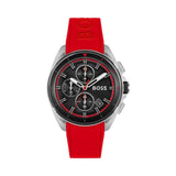 Buy Shop Hugo Boss Volane Black Dial Red Rubber Strap Watch for Men - 1513959 USA Online