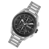 Buy Shop Hugo Boss Volane Black Dial Silver Steel Strap Watch for Men - 1513949 USA Online