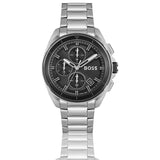 Buy Shop Hugo Boss Volane Black Dial Silver Steel Strap Watch for Men - 1513949 USA Online