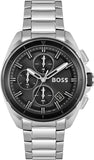Buy Shop Hugo Boss Volane Black Dial Silver Steel Strap Watch for Men - 1513949 USA Online