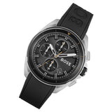 Buy Shop Hugo Boss Volane Grey Dial Black Silicone Strap Watch for Men - 1513953 USA Online