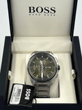 Buy Shop Hugo Boss Volane Grey Dial Silver Steel Strap Watch for Men - 1513951 USA Online