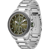 Buy Shop Hugo Boss Volane Grey Dial Silver Steel Strap Watch for Men - 1513951 USA Online