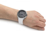 Buy Shop Hugo Boss Volane Grey Dial White SIlicone Strap Watch for Men - 1513948 USA Online