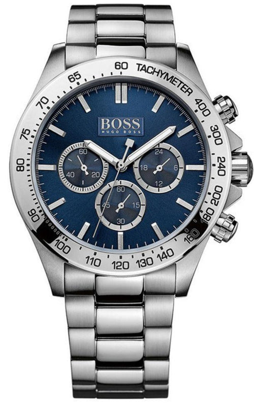 Buy Shop Hugo Boss Hero Sport Blue Dial Silver Steel Strap Watch for Men - 1513755 USA Online