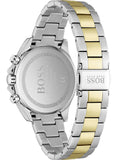 Hugo Boss Novia Gold Dial Two Tone Steel Strap Watch for Women - 1502618