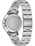 Hugo Boss Prima Silver Dial Silver Steel Strap Watch for Women - 1502570