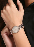 Buy Shop Fossil Virginia Pink Dial Pink Steel Strap Watch for Women - ES4482 USA Online