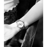 Buy Shop Calvin Klein Stately Silver Dial Silver Steel Strap Watch for Women - K3G2312W USA Online